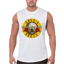 Camiseta Masculina Regata Casual Algodão Premium Guns N Roses