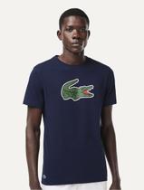 Camiseta Masculina Regular Sport Dry Print Croco Azul Marinho