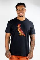 Camiseta Masculina Reserva Pica Pau Fire Ghost Original Preto