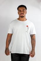 Camiseta Masculina Reserva Rosa Peito Original Branco