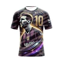 Camiseta Masculina Respirável De Secagem Rápida Com Estampa 3D Do Messi, Estilo Clássico De Verão Camiseta Masculina Respirável De Secagem Rápida Com Estampa 3D Do Messi, Estilo Clássico De Verão