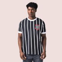 Camiseta Masculina Retrô Corinthians Democracia 1982 Preto Camiseta Masculina Retrô Corinthians Democracia 1982 Preto
