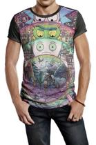 Camiseta Masculina Rick And Morty Série Ref:684