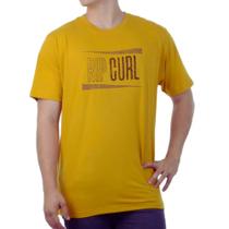 Camiseta Masculina Rip Curl RC Wedge Amarelo Mostarda 0174MTE