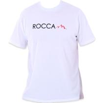 Camiseta masculina rocca algodão penteado