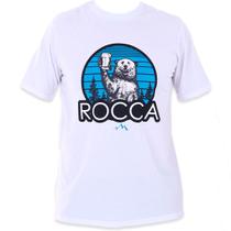 Camiseta masculina rocca bear beer algodão penteado