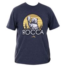 Camiseta masculina rocca bear beer algodão penteado Camiseta masculina rocca bear beer algodão penteado