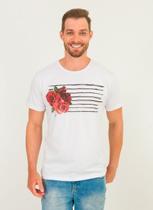 Camiseta Masculina Rosas Rabiscadas Urien