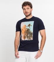 Camiseta Masculina Rovitex Azul