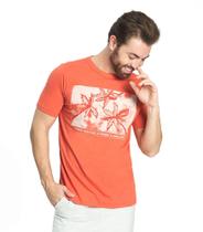 Camiseta Masculina Rovitex Laranja - Rovitex Plus Size