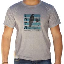 Camiseta Masculina Sandro Clothing Havai Cinza