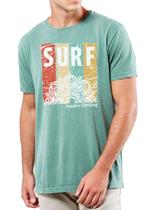 Camiseta Masculina Sandro Clothing Surf Mandala Verde Agua Estonada