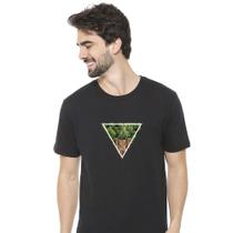 Camiseta masculina sandro clothing trees preto