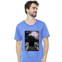 Camiseta masculina sandro clothing universe azul