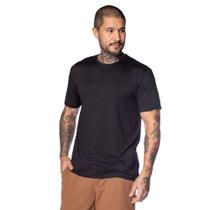 Camiseta Masculina Sea Surf Lisa Tecido Leve Preto