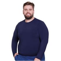 Camiseta Masculina Selene Manga Longa Plus Size Proteção UV