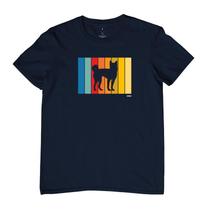Camiseta Masculina Shiba Barras Camiseta Masculina Shiba Barras