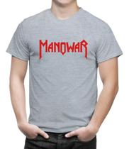 Camiseta Masculina Show Banda Manowar Kings Of Metal Camiseta Masculina Show Banda Manowar Kings Of Metal