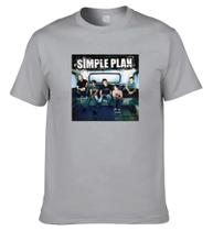 Camiseta Masculina Simple Plan Banda Rock Emo - SEMPRENALUTA