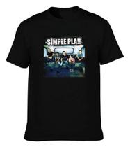 Camiseta Masculina Simple Plan Banda Rock Emo