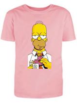 Camiseta Masculina Simpsons Rosquinha Geek Tumblr Camiseta Masculina Simpsons Rosquinha Geek Tumblr