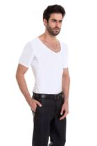 Camiseta Masculina Skin Shirt Anti Suor Tecido Térmico Branco M