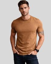 Camiseta Masculina Slim 100 Algodão Malha Premium Conforto Dia a Dia Lisa