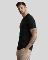 Camiseta Masculina Slim 100 Algodão Malha Premium Conforto Dia a Dia Lisa