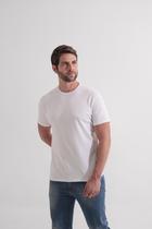 Camiseta masculina slim 100%algodão peruano pima premium