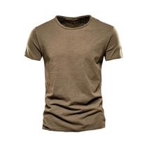 Camiseta Masculina Slim Fit - Algodão, Decote V, Manga Curta