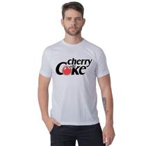 Camiseta Masculina Slim Fit Manga Curta Estampa Personalizada Coke Exclusiva