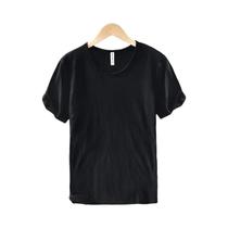 Camiseta Masculina Slim-fit Retro Com Bordas Cruas Em Algodão, Leve, Respirável, Monocromática, Gola