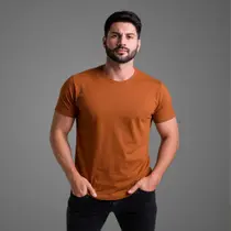 Camiseta Masculina Slim Reta Premium Camiseta Masculina Slim Reta Premium