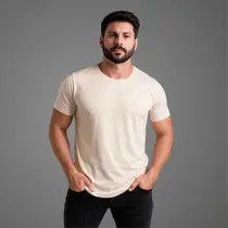 Camiseta Masculina Slim Reta Premium