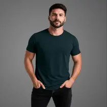 Camiseta Masculina Slim Reta Premium
