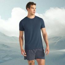 Camiseta Masculina Slim Tech Básica Treino Poliamida Dry Fit