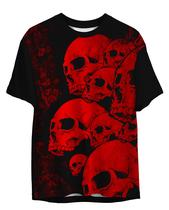 Camiseta Masculina Slin Fit Estampada T-shirt Caveira