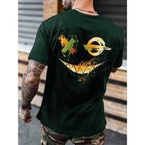 Camiseta Masculina Smile X O T-shirt Manfinity Camisa 100% Algodão Camiseta Masculina Smile X O T-shirt Manfinity Camisa 100% Algodão