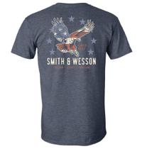 Camiseta masculina Smith & Wesson Americana Pride Flag Eagle Camiseta masculina Smith & Wesson Americana Pride Flag Eagle