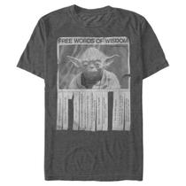 Camiseta Masculina Star Wars Yoda - Frases Inspiradoras (3x Maior)