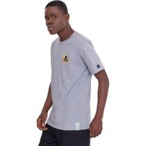 Camiseta Masculina Starter Patch Cinza Mescla