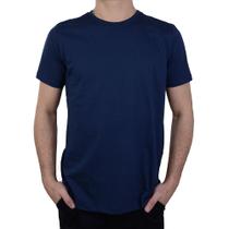 Camiseta Masculina Stoff MC Básica Azul - 04006 Camiseta Masculina Stoff MC Básica Azul - 04006