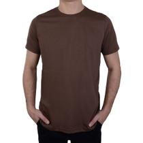 Camiseta Masculina Stoff MC Básica Marrom - 04006 Camiseta Masculina Stoff MC Básica Marrom - 04006