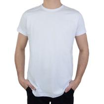 Camiseta Masculina Stoff MC Básica Plus Size Branca - 04206 Camiseta Masculina Stoff MC Básica Plus Size Branca - 04206