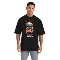 Camiseta Masculina Streetwear com Modelagem Oversized Ideal para Esportes Brave