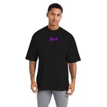 Camiseta Masculina Streetwear Oversized para Academia e Atividades Esportivas Flor