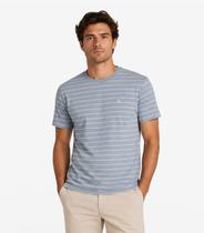 Camiseta Masculina Suedine Listrado Diametro Azul Camiseta Masculina Suedine Listrado Diametro Azul