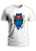 Camiseta masculina super pai herói pai camisa dia dos pais barato