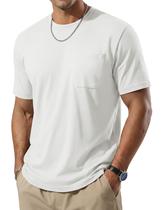 Camiseta masculina TACVASEN de manga curta UPF 80+ com proteção solar Camiseta masculina TACVASEN de manga curta UPF 80+ com proteção solar