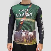 Camiseta Masculina Térmica Agro Camisa Proteção Solar UV50